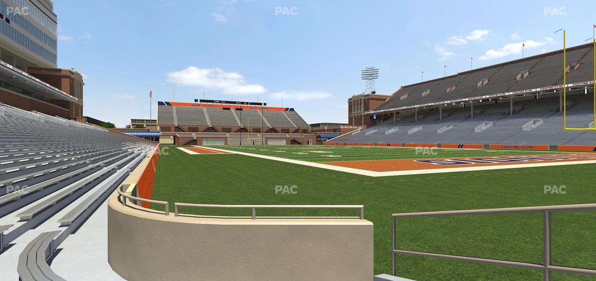 Gies Memorial Stadium - Section 120 Seat View