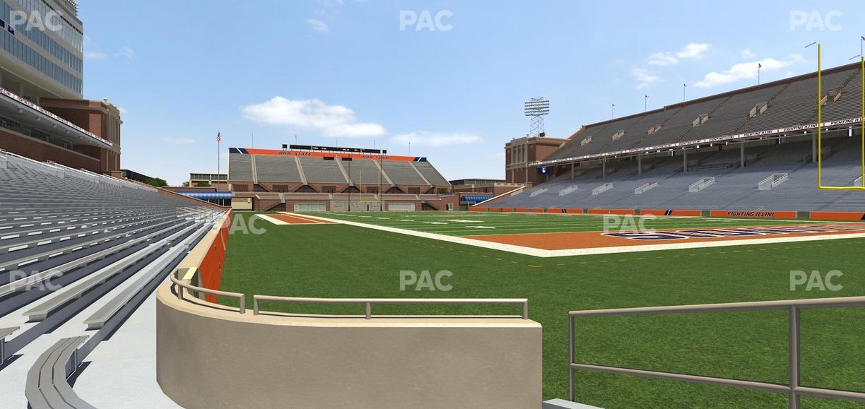 Gies Memorial Stadium - Section 120 Seat View