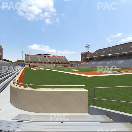 Gies Memorial Stadium - Section 120 Seat View