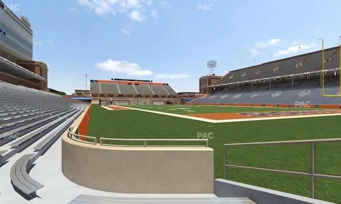 Gies Memorial Stadium - Section 120 Seat View