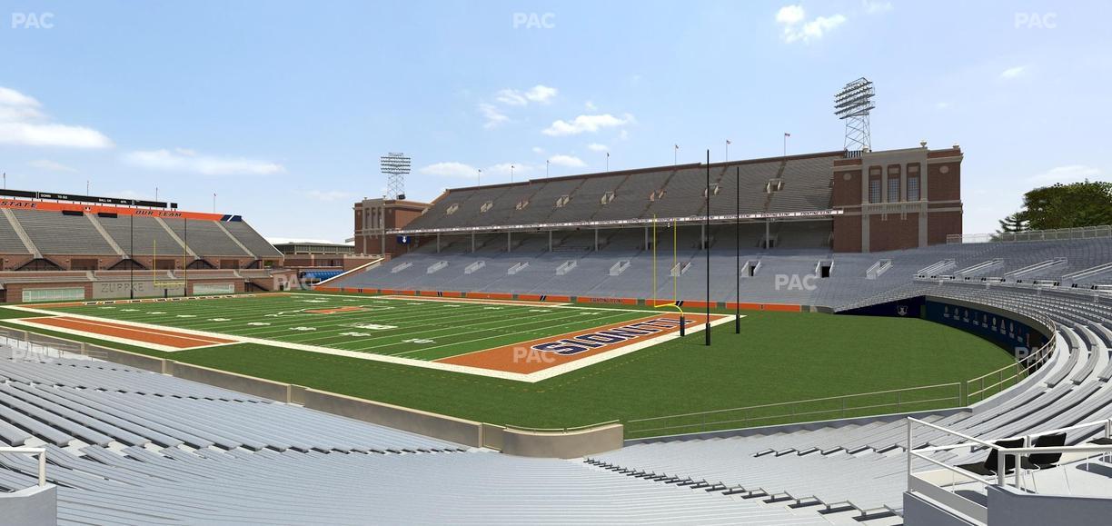 Gies Memorial Stadium - Section 121 Seat View