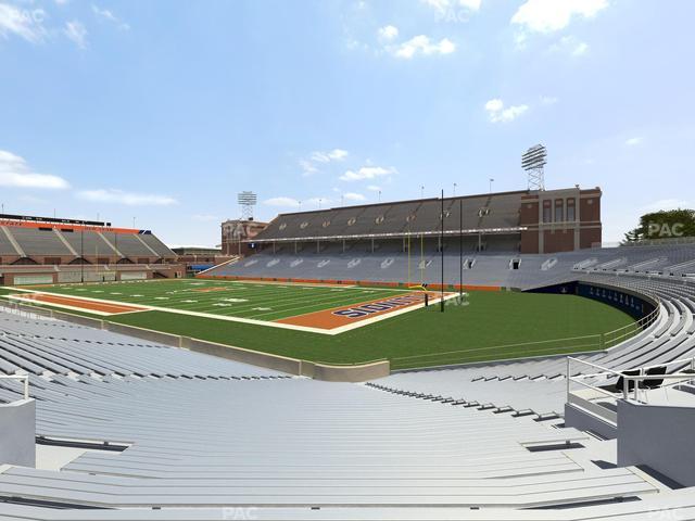 Gies Memorial Stadium - Section 121 Seat View