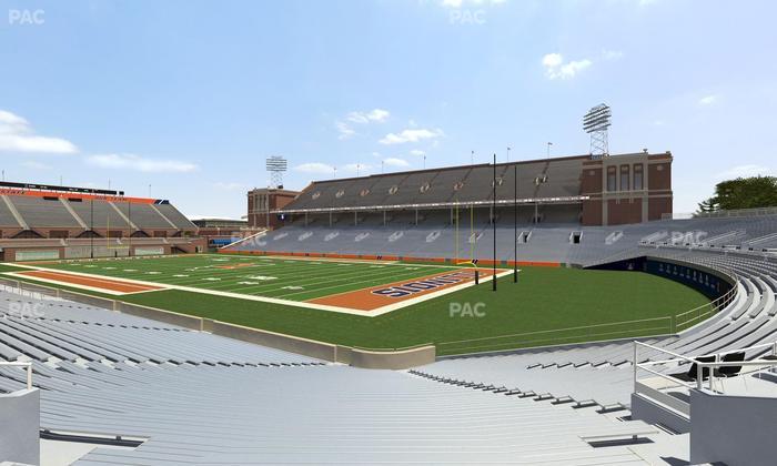 Gies Memorial Stadium - Section 121 Seat View