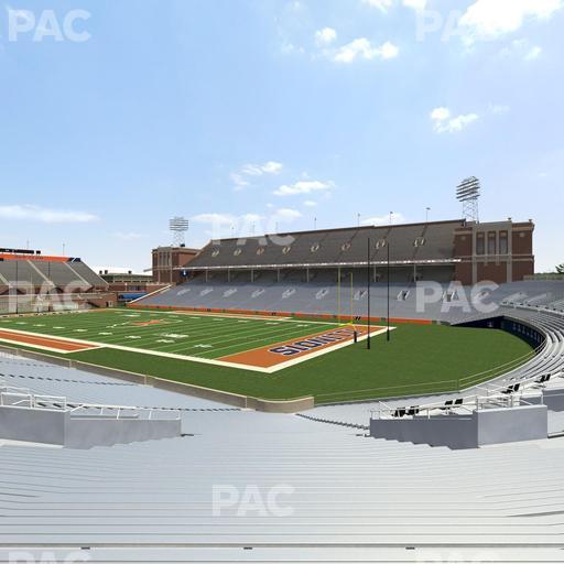 Gies Memorial Stadium - Section 121 Seat View