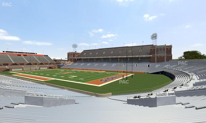 Gies Memorial Stadium - Section 121 Seat View