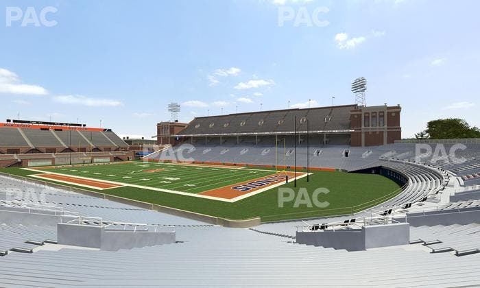 Gies Memorial Stadium - Section 121 Seat View