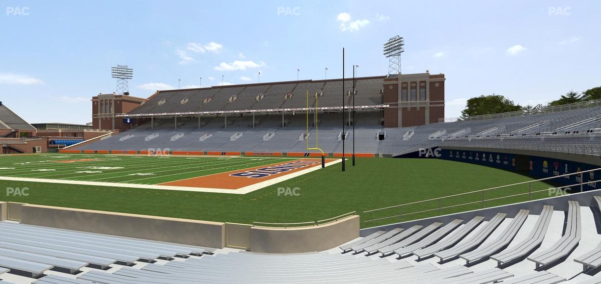 Gies Memorial Stadium - Section 122 Seat View