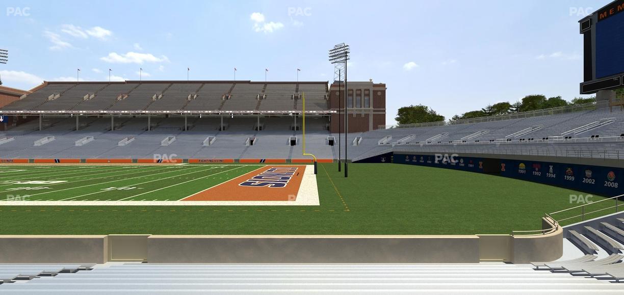 Gies Memorial Stadium - Section 123 Seat View