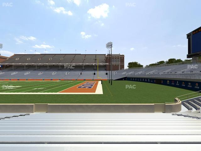 Gies Memorial Stadium - Section 123 Seat View