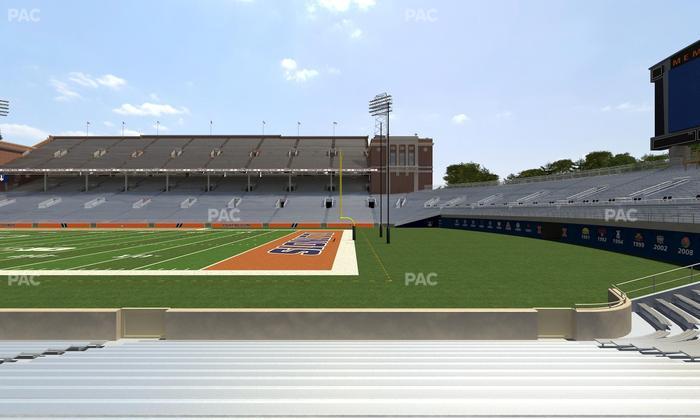 Gies Memorial Stadium - Section 123 Seat View