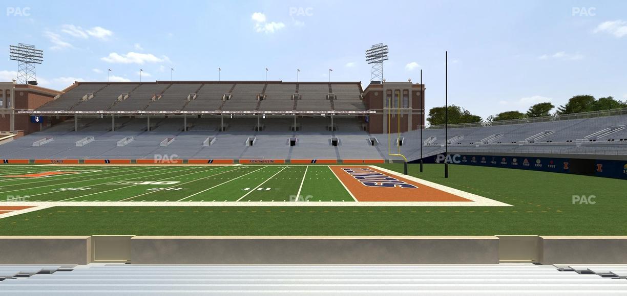 Gies Memorial Stadium - Section 124 Seat View