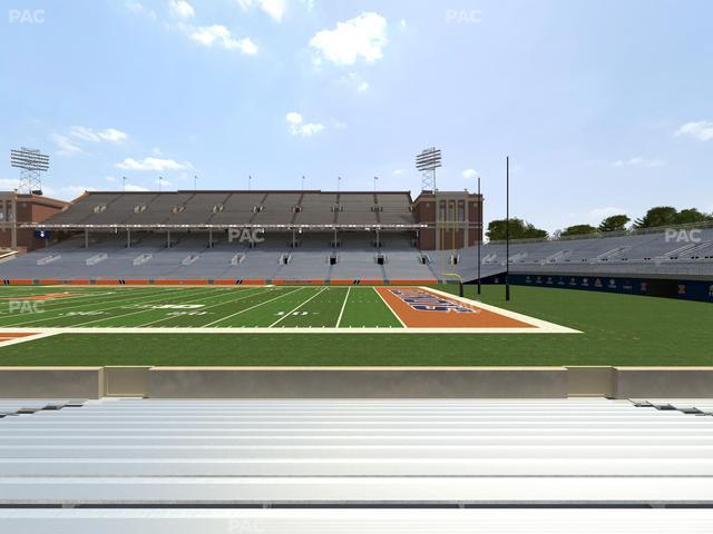 Gies Memorial Stadium - Section 124 Seat View