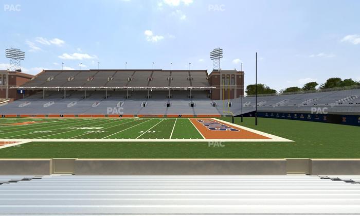 Gies Memorial Stadium - Section 124 Seat View