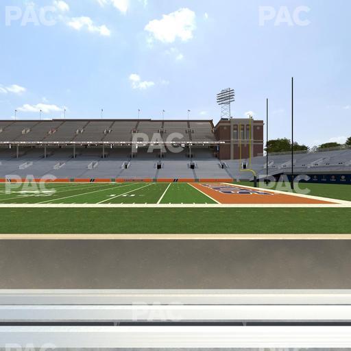 Gies Memorial Stadium - Section 124 Seat View