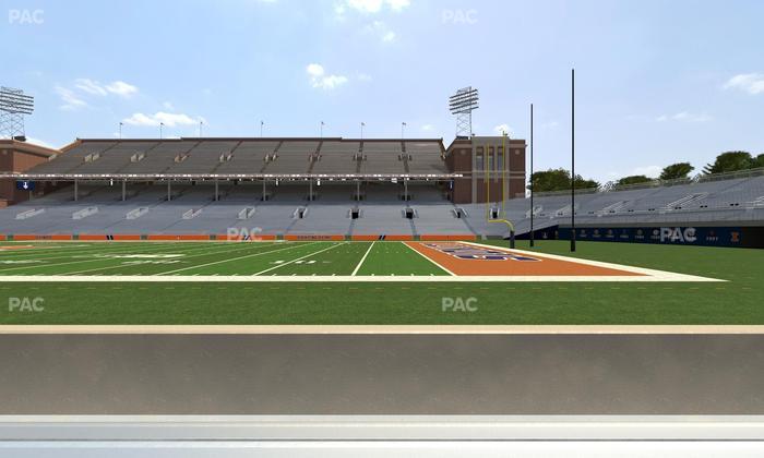 Gies Memorial Stadium - Section 124 Seat View