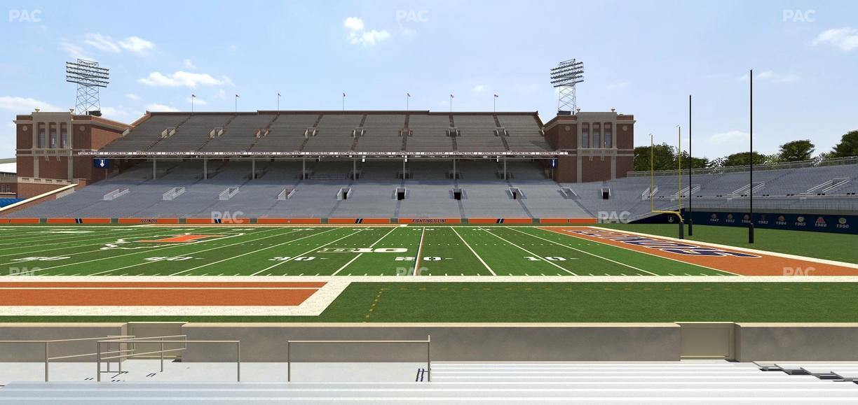 Gies Memorial Stadium - Section 125 Seat View