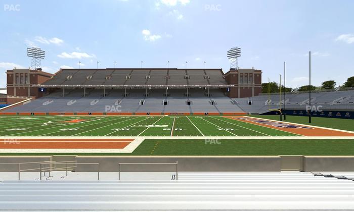 Gies Memorial Stadium - Section 125 Seat View