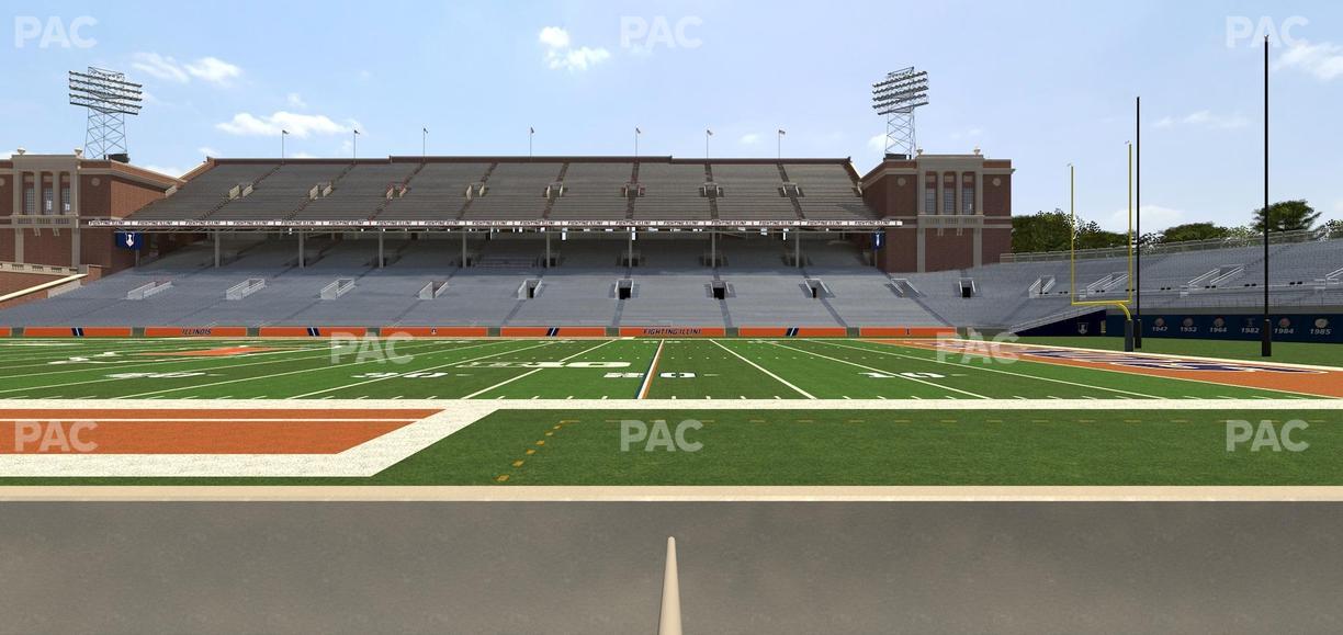 Gies Memorial Stadium - Section 125 Seat View