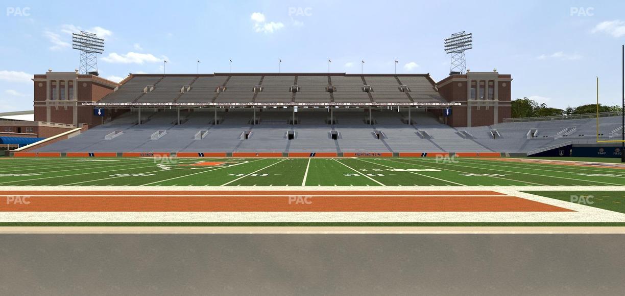 Gies Memorial Stadium - Section 126 Seat View