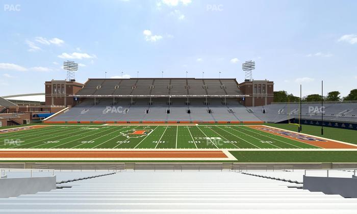 Gies Memorial Stadium - Section 126 Seat View