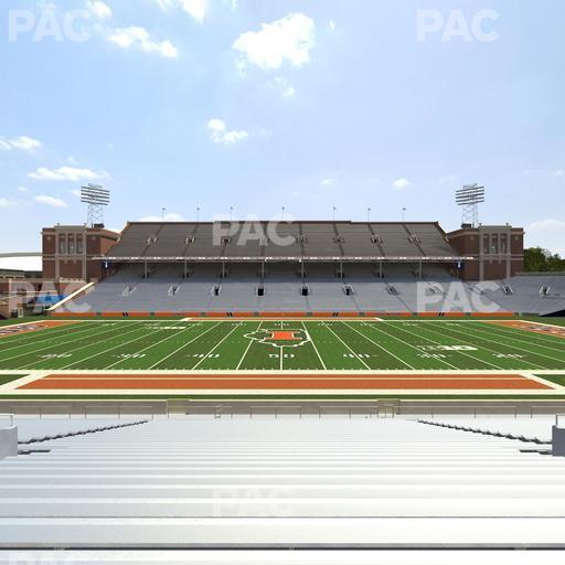 Gies Memorial Stadium - Section 127 Seat View