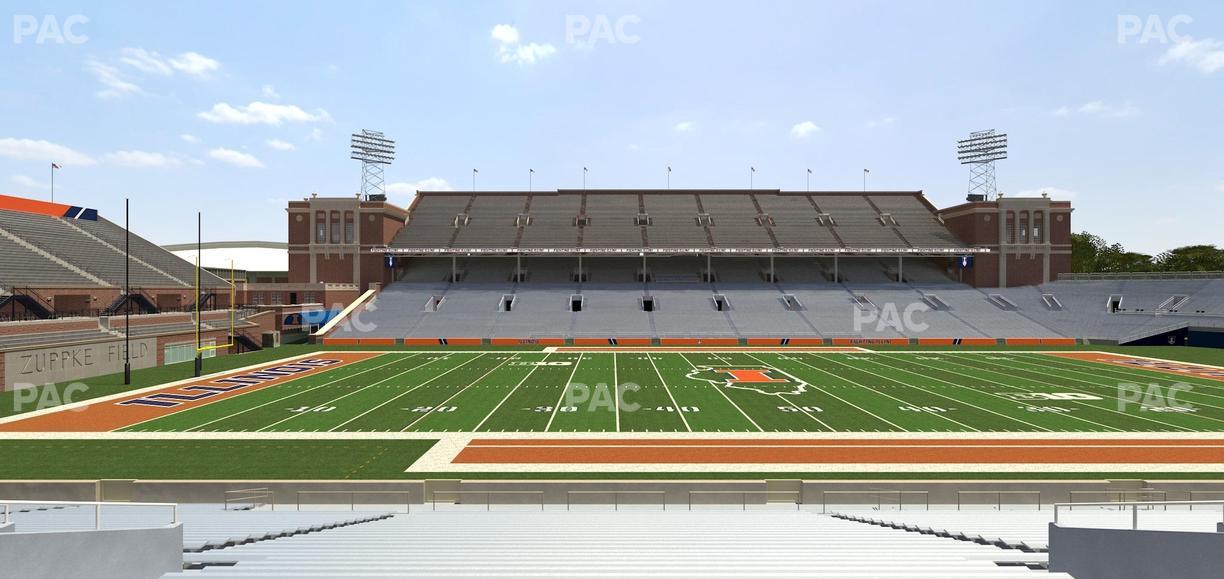 Gies Memorial Stadium - Section 128 Seat View