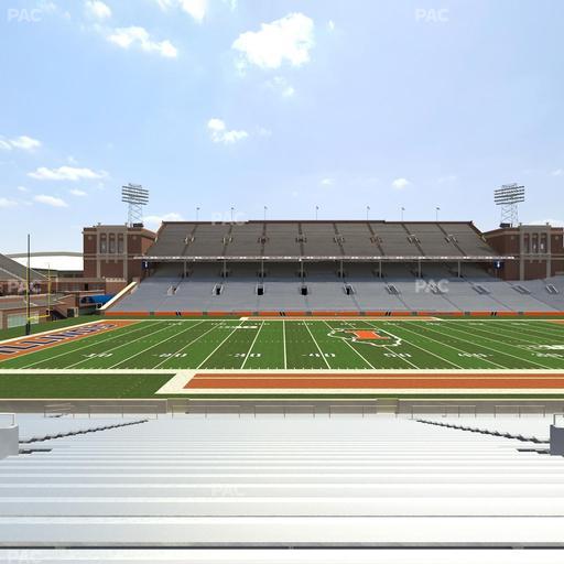 Gies Memorial Stadium - Section 128 Seat View