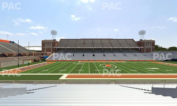 Gies Memorial Stadium - Section 128 Seat View