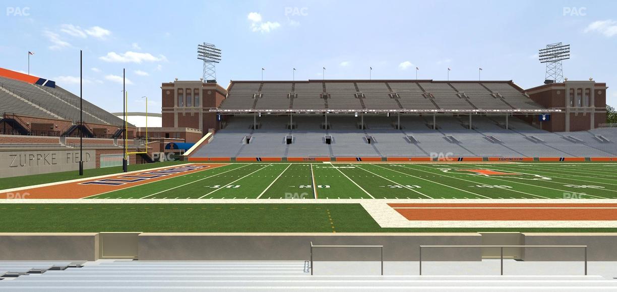 Gies Memorial Stadium - Section 129 Seat View