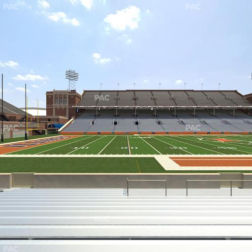 Gies Memorial Stadium - Section 129 Seat View