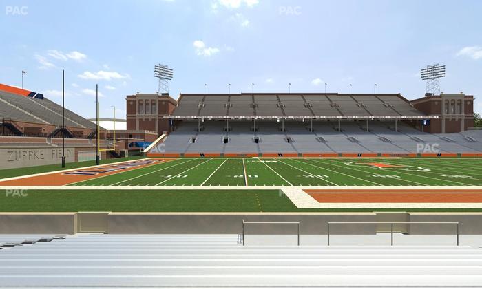 Gies Memorial Stadium - Section 129 Seat View