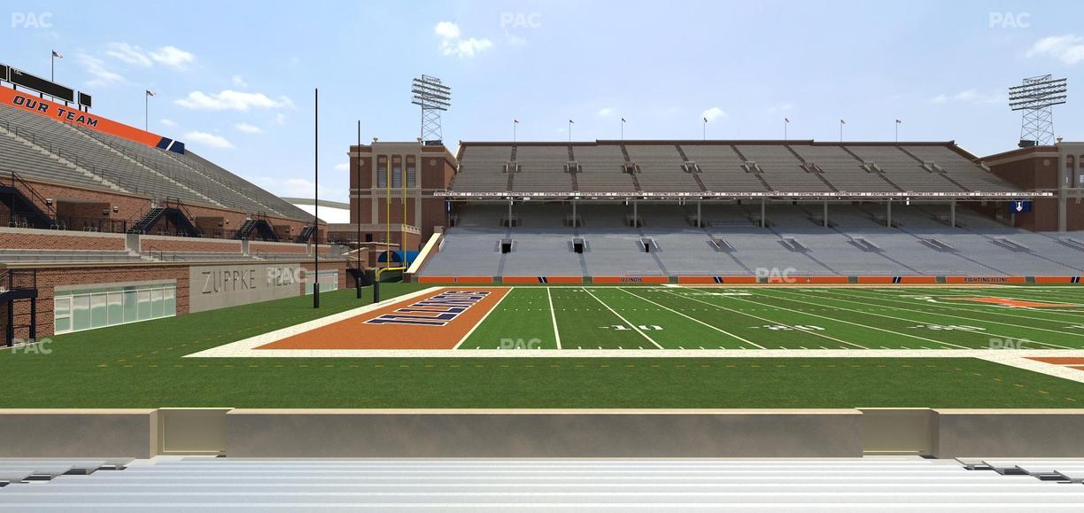 Gies Memorial Stadium - Section 130 Seat View