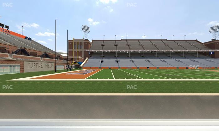 Gies Memorial Stadium - Section 130 Seat View