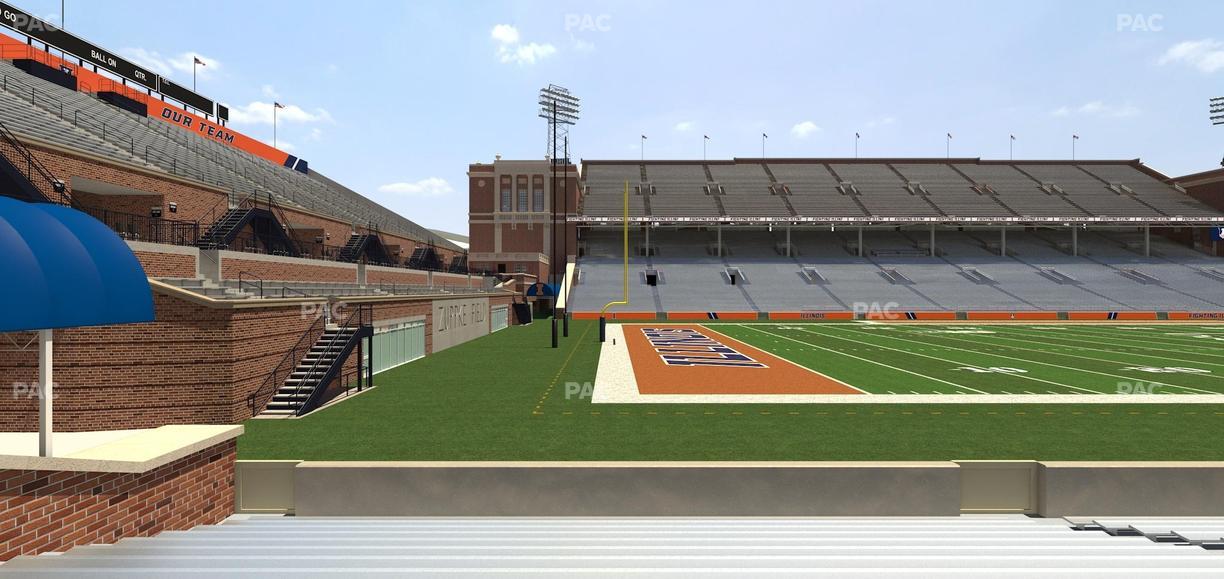 Gies Memorial Stadium - Section 131 Seat View