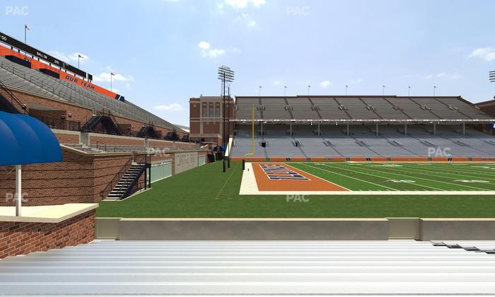 Gies Memorial Stadium - Section 131 Seat View