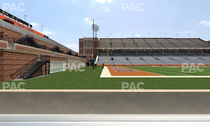 Gies Memorial Stadium - Section 131 Seat View