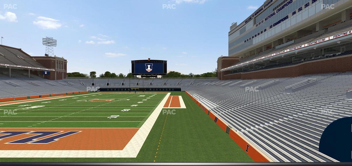 Gies Memorial Stadium - Section 132 Seat View