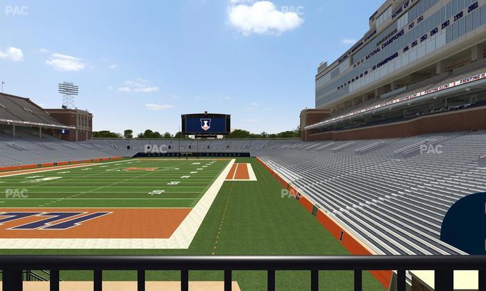 Gies Memorial Stadium - Section 132 Seat View