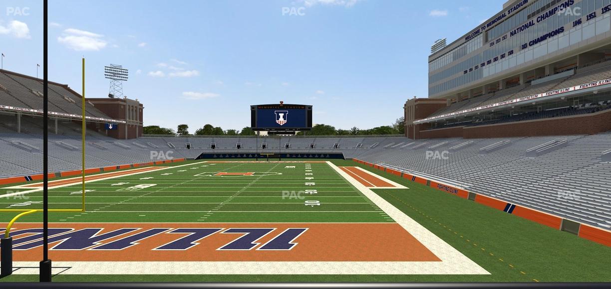 Gies Memorial Stadium - Section 133 Seat View