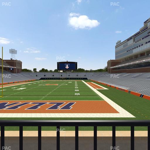 Gies Memorial Stadium - Section 133 Seat View