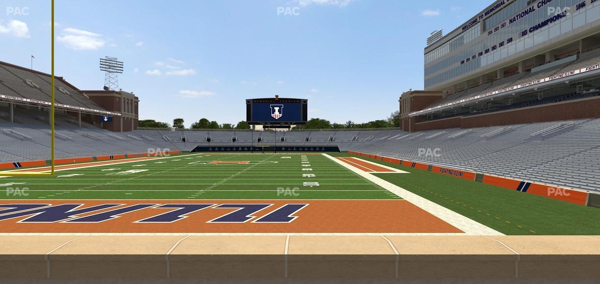 Gies Memorial Stadium - Section 133 Seat View