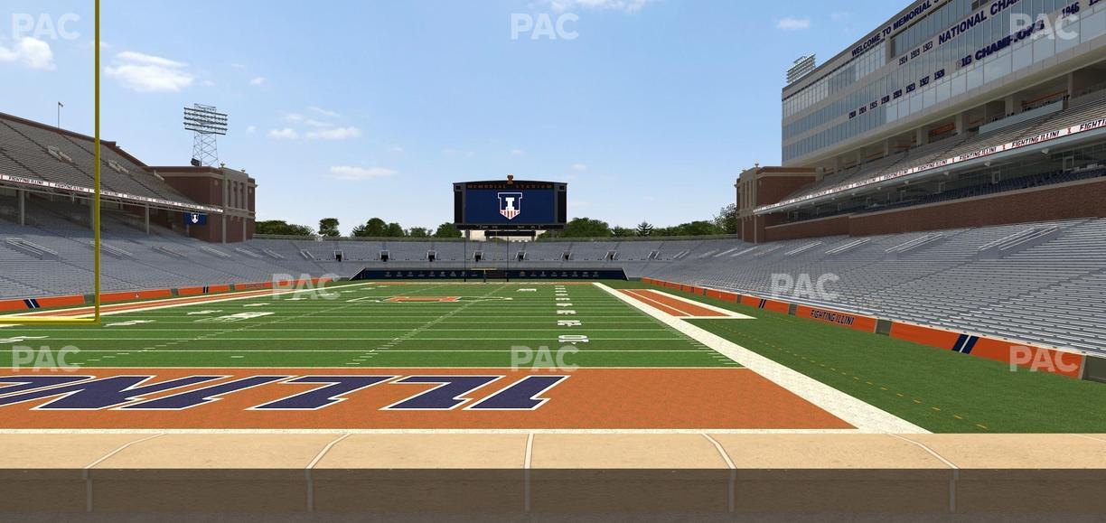 Gies Memorial Stadium - Section 133 Seat View