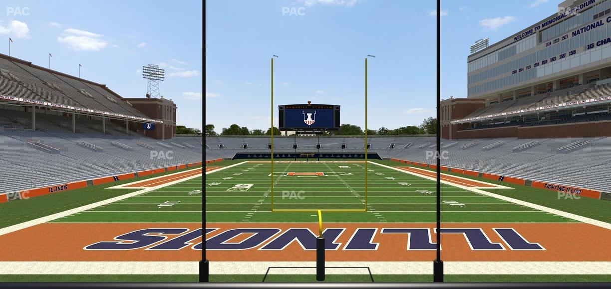 Gies Memorial Stadium - Section 134 Seat View