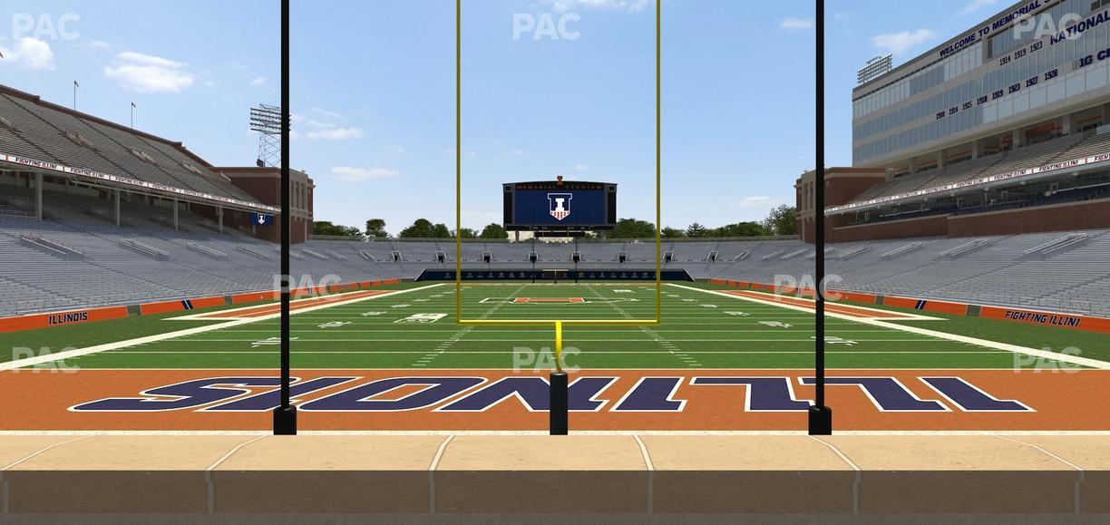 Gies Memorial Stadium - Section 134 Seat View