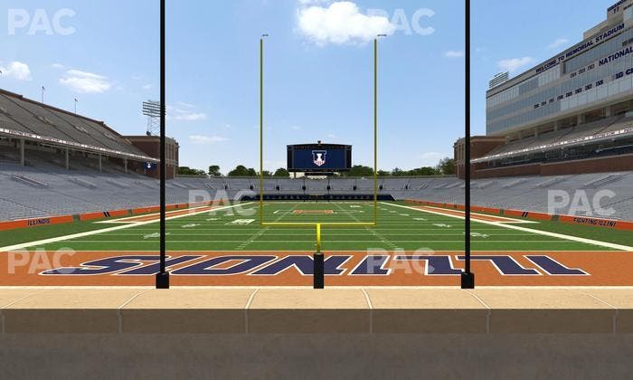 Gies Memorial Stadium - Section 134 Seat View