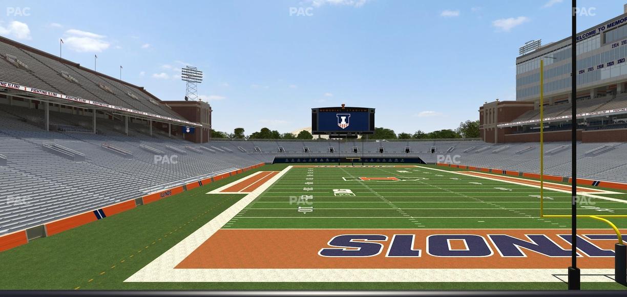 Gies Memorial Stadium - Section 135 Seat View