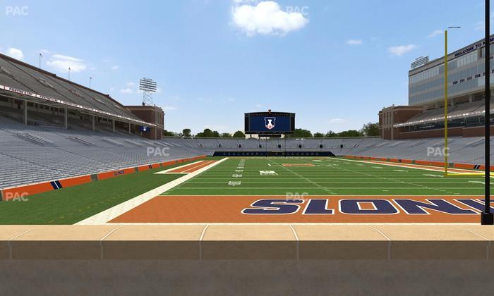 Gies Memorial Stadium - Section 135 Seat View