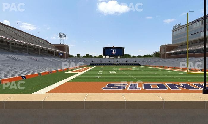 Gies Memorial Stadium - Section 135 Seat View