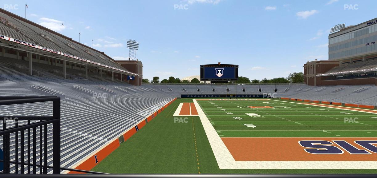 Gies Memorial Stadium - Section 136 Seat View