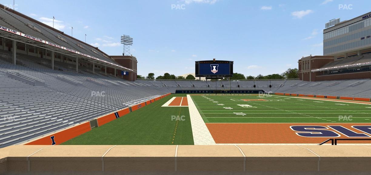 Gies Memorial Stadium - Section 136 Seat View